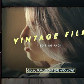 Vintage Film Editing Pack (Grain, Transitions, LUTs and Overlays) + Video Tutorial Free Download