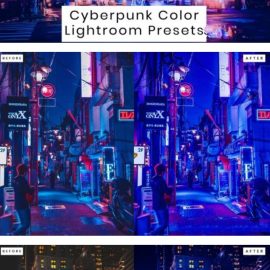 10 Cyberpunk Color Lightroom Presets Free Download