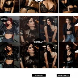 12 Moody Boudoir Lightroom Presets Free Download