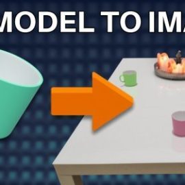 Add 3D Models to Images using Blender and fSpy Free Download