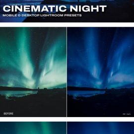 Cinematic Night Lightroom Presets & LUTs Free Download