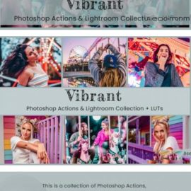 CreativeMarket Vibrant Preset Photoshop Actions 7122792 Free Download