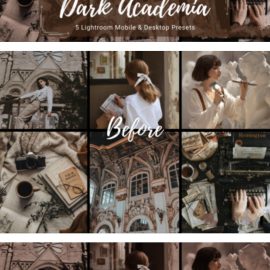 Dark Academia Fashion Lightroom Presets Free Download