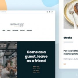 Design with Figma: One-Page Restaurant Website Free Download