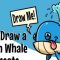 How to Draw a Cartoon Whale in Procreate / Easy Step-by-Step