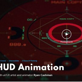 Learn Squared HUD Animation with Ryan Cashman Free Download