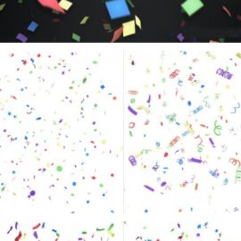 Paper Confetti Overlays Free Download