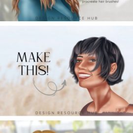 Procreate Hair Brush Set Free Download