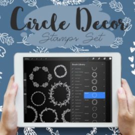 Procreate Stamps Decoration Circle Brush Free Download