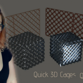 Quick 3D Cages and Fences in Blender Free Download