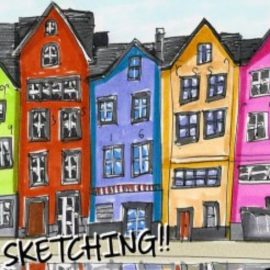 Try Urban Sketching And Draw Amazing Buildings Using Professional Markers!!