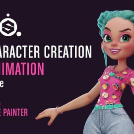 Gumroad 3D Character Creation for animation in Blender & Substance Painter Free Download