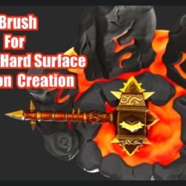 Udemy ZBrush for stylized hard surface weapon creation Free Download