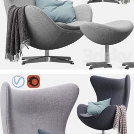 Egg lounge chair Free Download