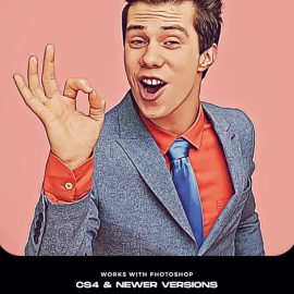 GraphicRiver – Cartoonize 3 Photoshop Action 38885011