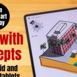 Learn to draw with Concepts on Android and Windows tablets