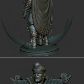 M.Bison Street Fighter (China stile)3D STL Free Download