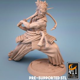 Samurai Male 3D Print Free Download