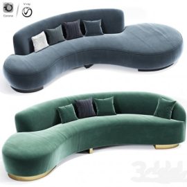 Serpentine Sofa And Freeform Curve Vladimir Sofa Set Free Download