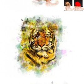 Watercolor Animals Photoshop Action Free Download