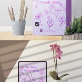 Wild Flower Stamps Procreate Bundle V 4 Free Download