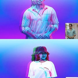 3D Anaglyph Effect Photoshop Action 7795177 Free Download