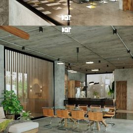 3D Villa Resort Interior By Nguyen Chi Free Download