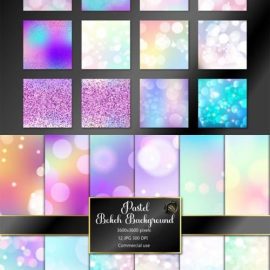 40+ Pastel Bokeh Backgrounds Collection Free Download