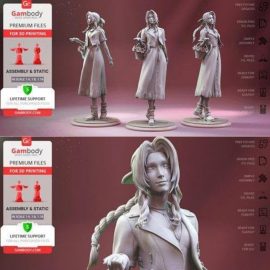 Aerith Gainsborough 3D Print Free Download