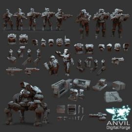 Anvil Digital Forge Regiments and Exo-Lord Automata 3D Print Free Download