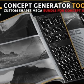 Artstation – Concept Generator Tool [Custom shape Mega BUNDLE – 5200 pieces ] [Photoshop] Free Download