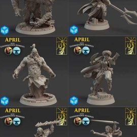 Battlemages and Spellblades 3D Print Free Download