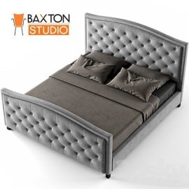 Baxton Studio Fawner Queen Upholstered Arched Platform Bed Gray Free Download