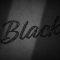 Black shining glitter text effect with shadow overlay Free Download