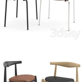 Chairs Collection by Carl Hansen & Søn Free Download