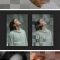 Checkered Pixelated Poster Effects for Photoshop Free Download