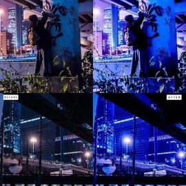 City Cyberpunk Photoshop Action Free Download