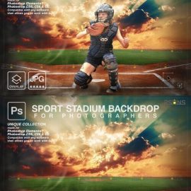 CreativeMarket Baseball Backdrop Sports Digital 7394659 Free Download