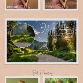 CreativeMarket Digital Oil Painting Photoshop Drawing 7408348 Free Download