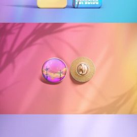 CreativeMarket Oh Summer! Neon sunset scene set 6211892 Free Download