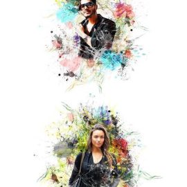 CreativeMarket Smooth Watercolor Photoshop Action 7506994 Free Download