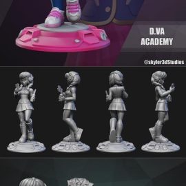 D.Va Academy 3D Print Model Free Download