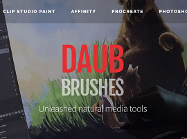 DAUB Superbundle 514 + Pro Tools and 60 Textures for Clip Studio Paint Free Download