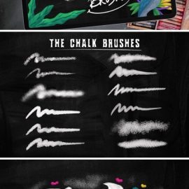 Dans Chalk Procreate Brush Free Download