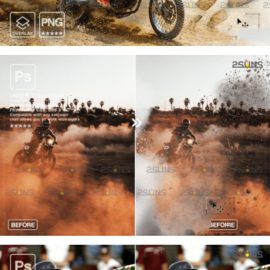 Dirt Explosion Photo Overlays Sports Free Download