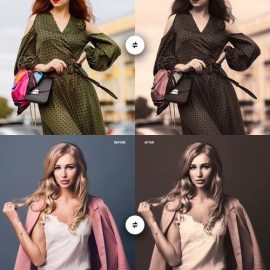 Fashion magazine photoshop action Free Download