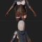 GAME-READY Swordsman Girl 3D Model Free Download