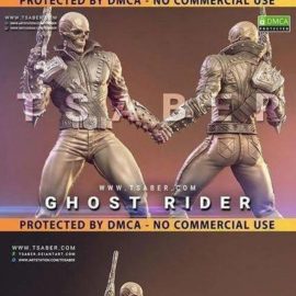 Ghost Rider Statue 3D Print Free Download