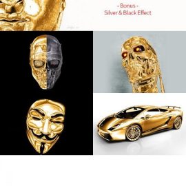 Gold Effect Photoshop Action Free Download