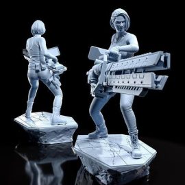 Jill Valentine 3D Print Model Free Download